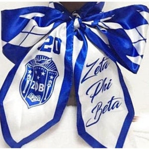 Zeta Phi Beta Bow tie :stole