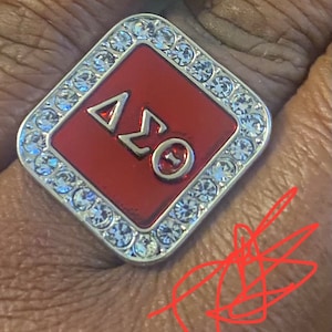 Delta Sigma Theta Sorority,Inc. adjustable ring, pledging gift, crossing ,1913, Black Friday sale