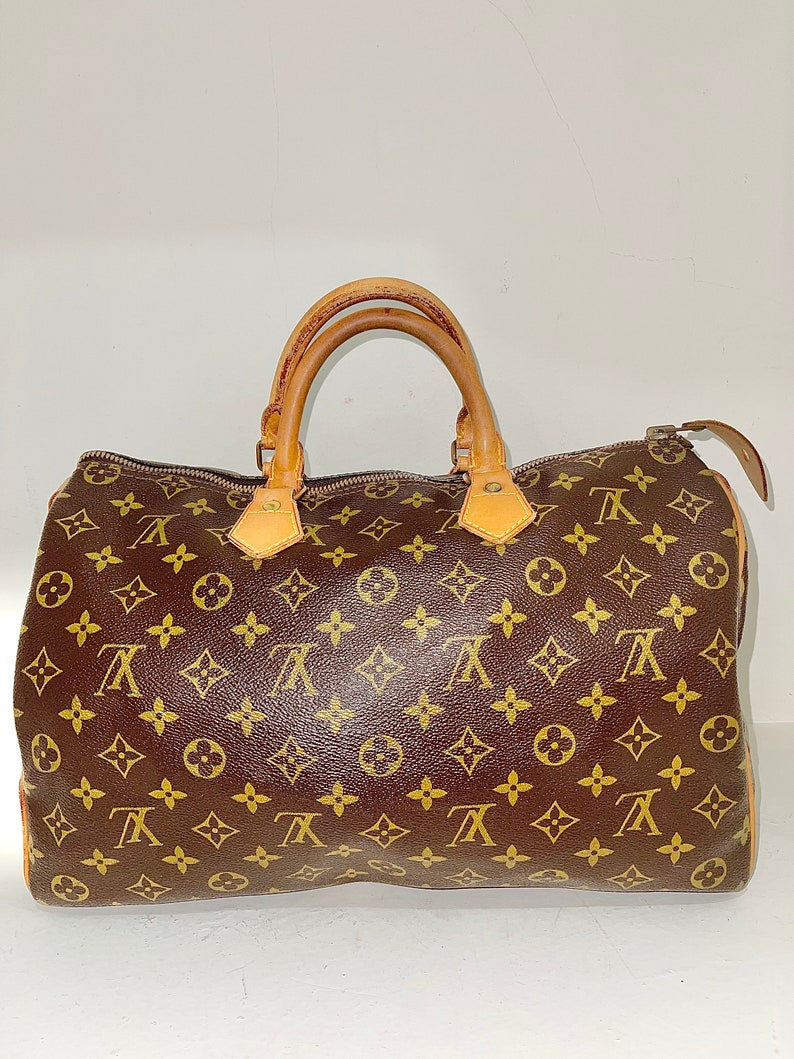 Authentic Louis Vuitton Speedy 35 Datecode 821SA Etsy