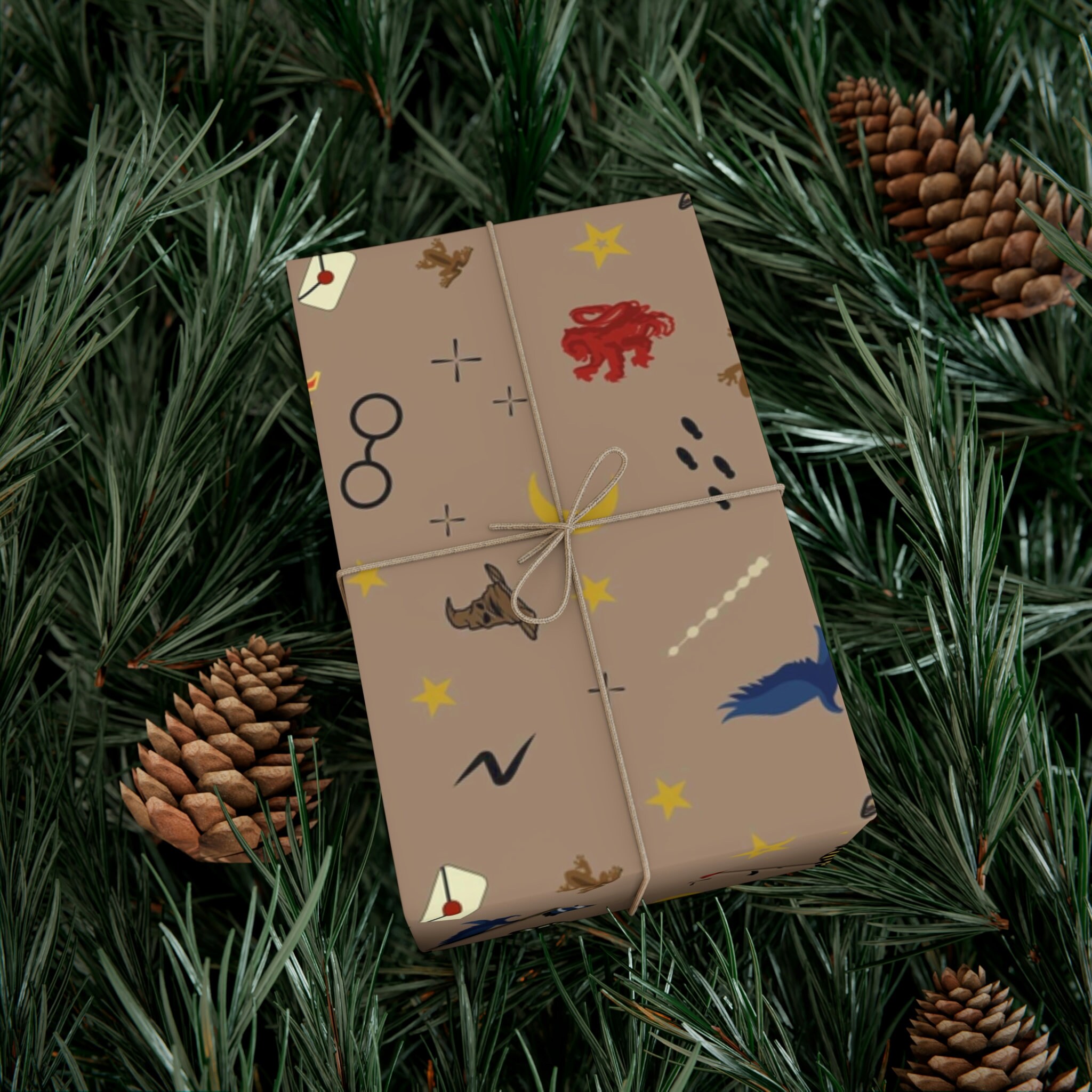 Harry Potter Wrapping Paper. Hogwarts Wrapping Paper. Etsy