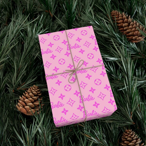 Barbie Christmas Wrapping Paper 