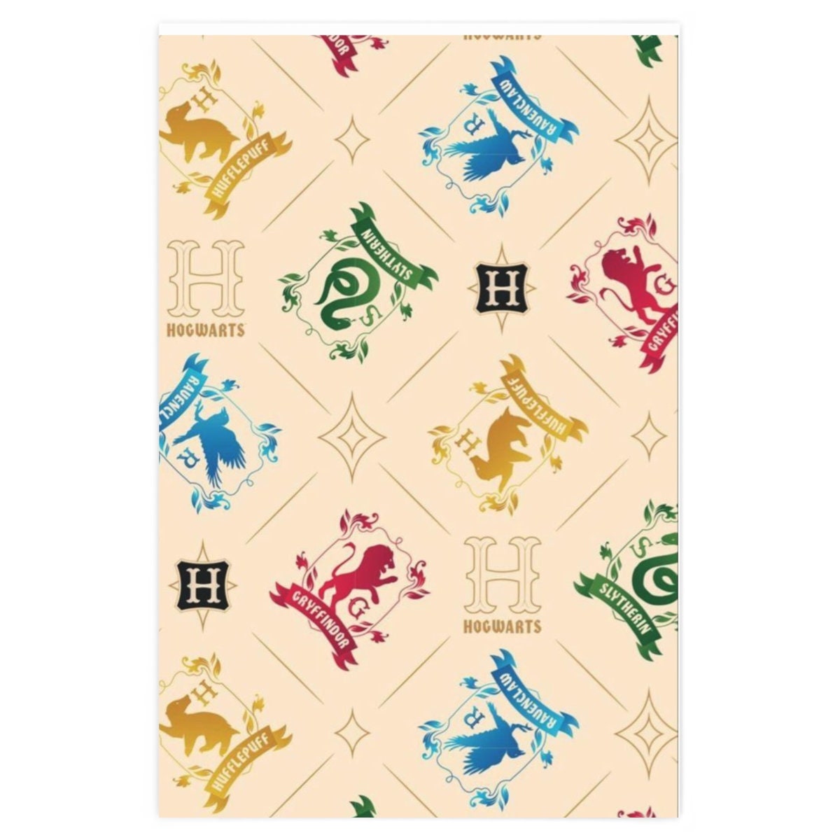 Hogwarts Wrapping Paper. Harry Potter Gift Wrap. Christmas Etsy