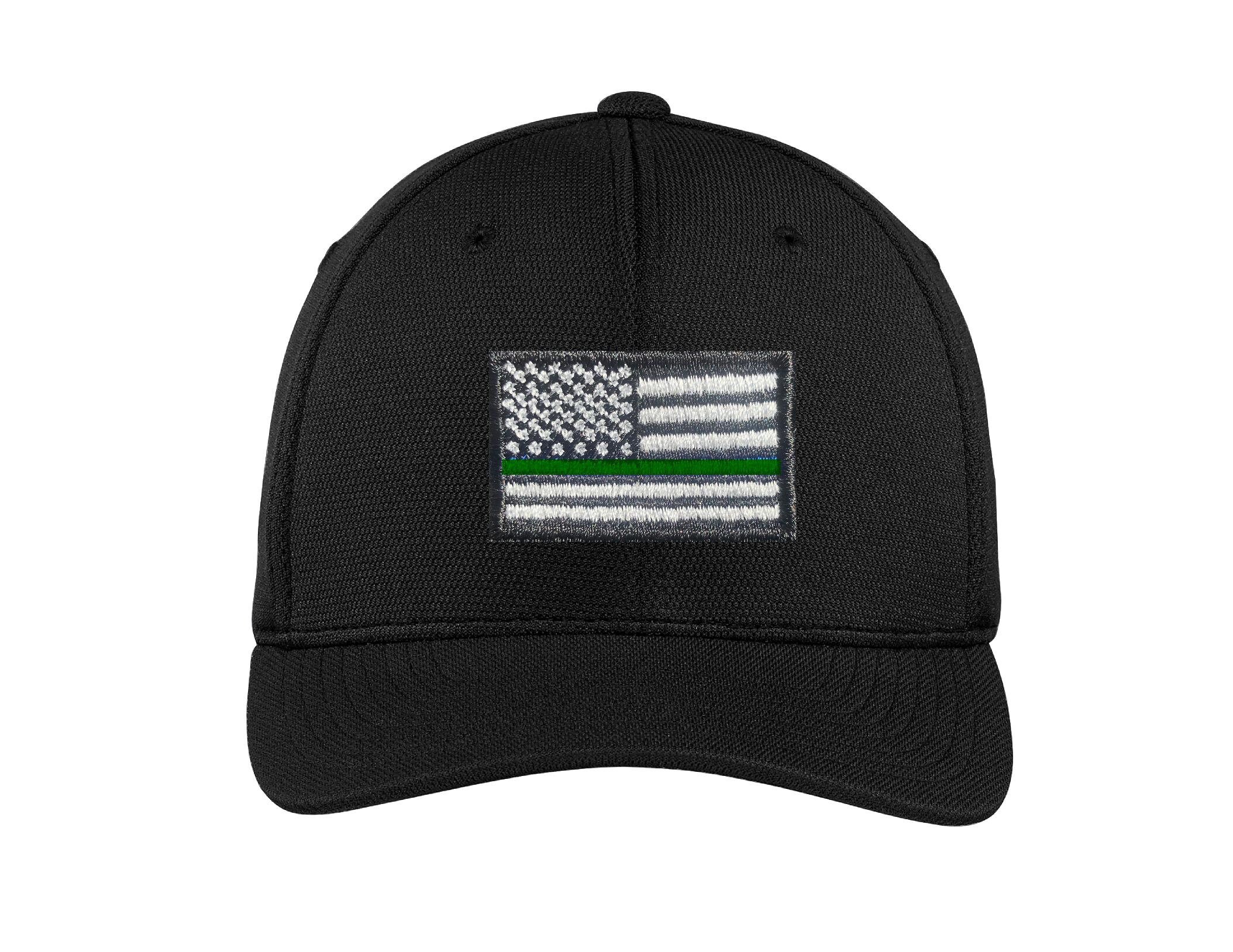 Trucker Hat RescueTees Trump Thin Green Line Hat Trucker Hat RescueTees Trump Thin Green Line Hat