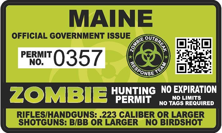 Zombie Hunter Id Card