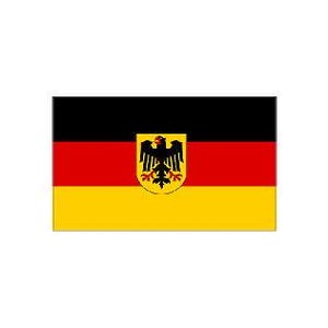German Flag Germany Deutschland Eagle Crest Sticker Decal DEU Self Adhesive Vinyl FREE SHIPPING