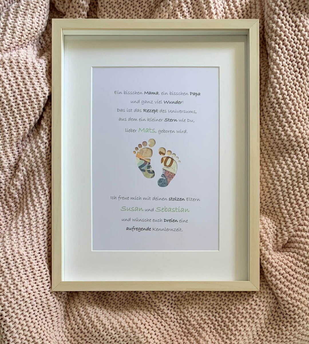 Geldgeschenk, Geburt, Geschenk zur Geburt, Baby, Personalisiertes