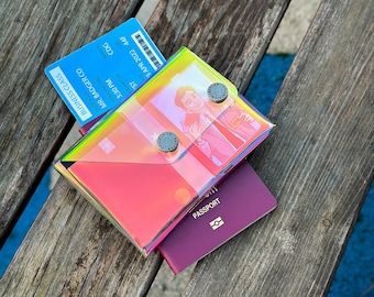 Passport Cover, Holographic Passport Case, Iridescent Passport Wallet, Slim Passport Holder, Travel Wallet Passport, Travel Gifts, Jellypass