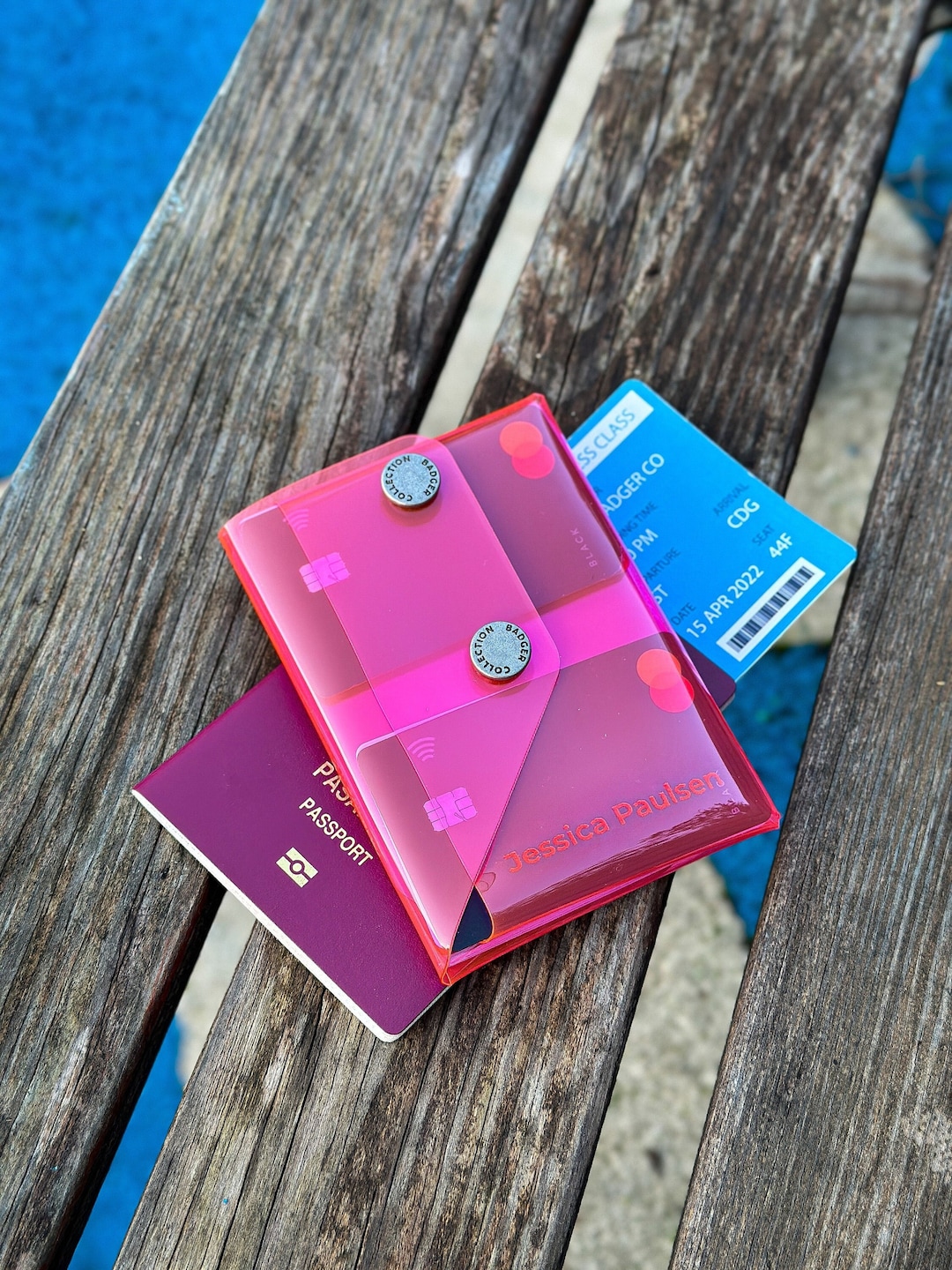 Custom Passport Cover, Personalized Passport Holder, Transparent