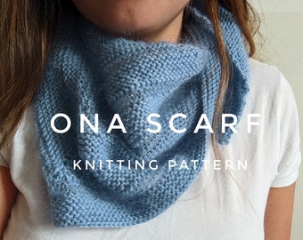 ONA scarf - Knitting pattern
