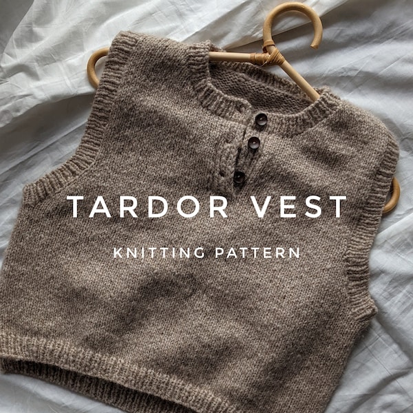 Vest Knitting Pattern Etsy New Zealand