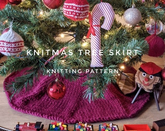 Knitmas tree skirt - Knitting Pattern - ENG