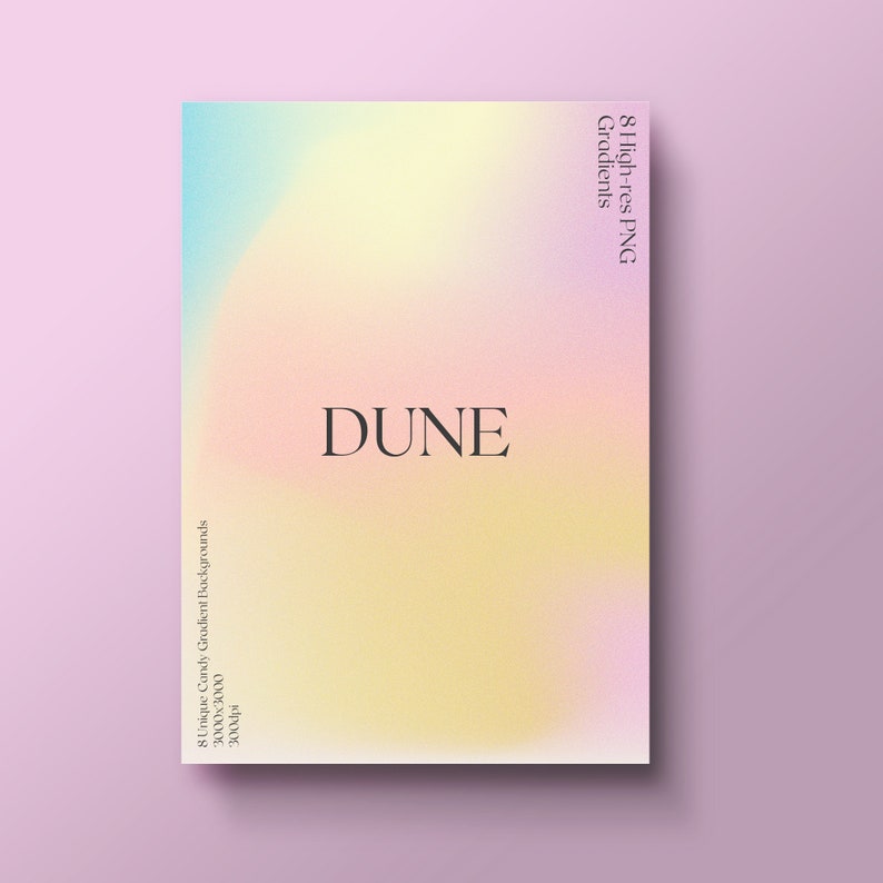 CANDY Grainy Gradients and Backgrounds Pastel Gradients Etsy