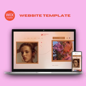 Minimalist Wix Website Template: Business Coach, Solopreneur