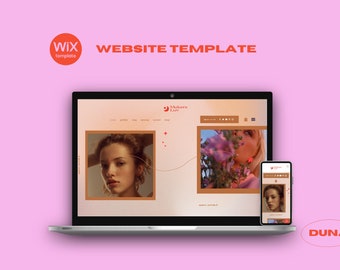 Minimalist Wix Website Template: Business Coach, Solopreneur