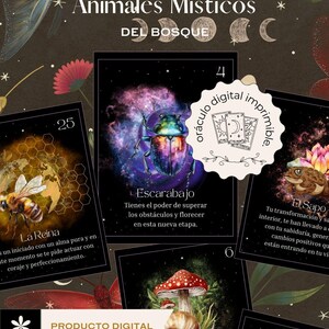 Oráculo de los Animales Místicos del Bosque- Conexión con la sabiduría ancestral