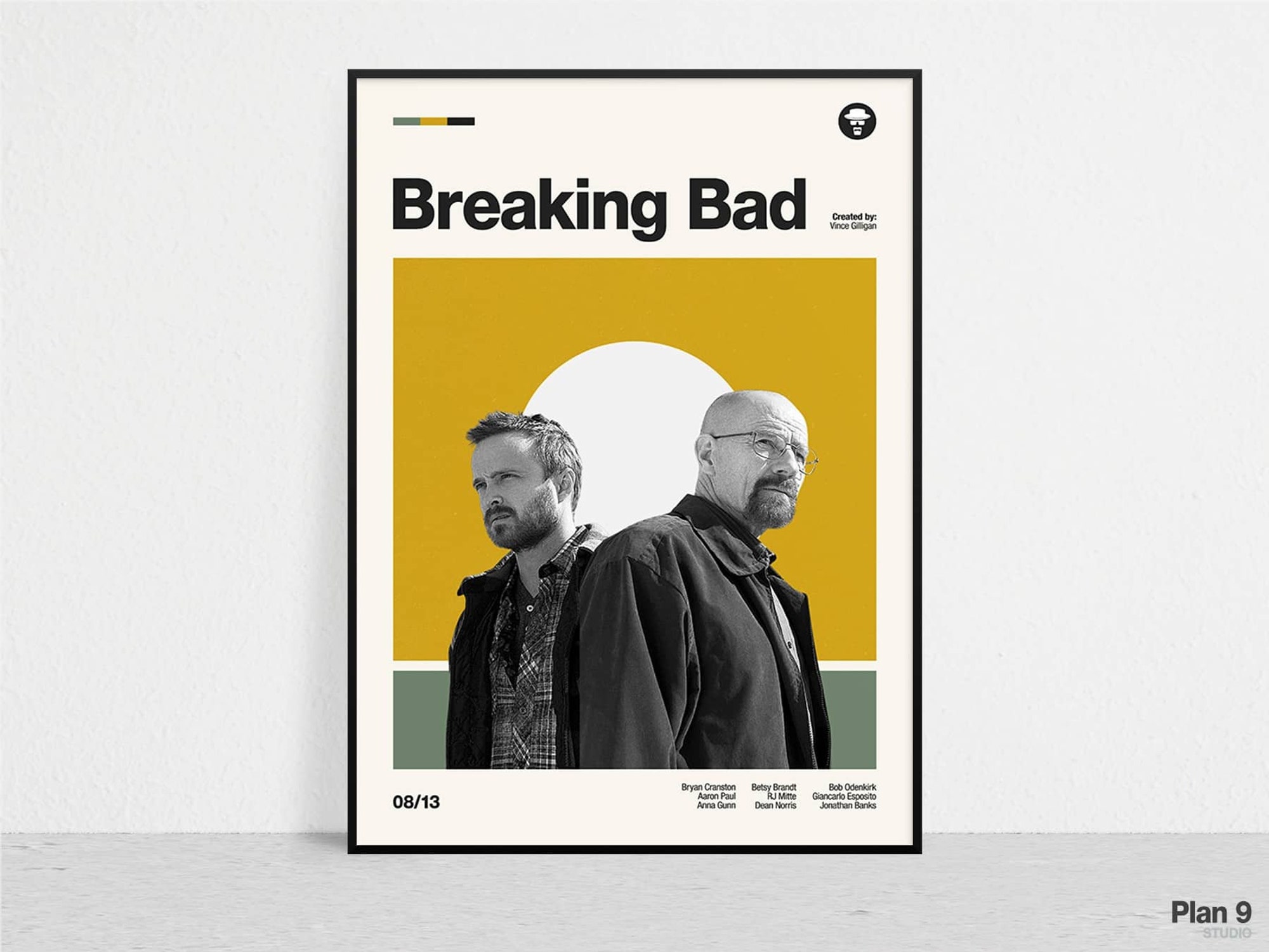 Discover BREAKING BAD - Retro Tv Series Poster