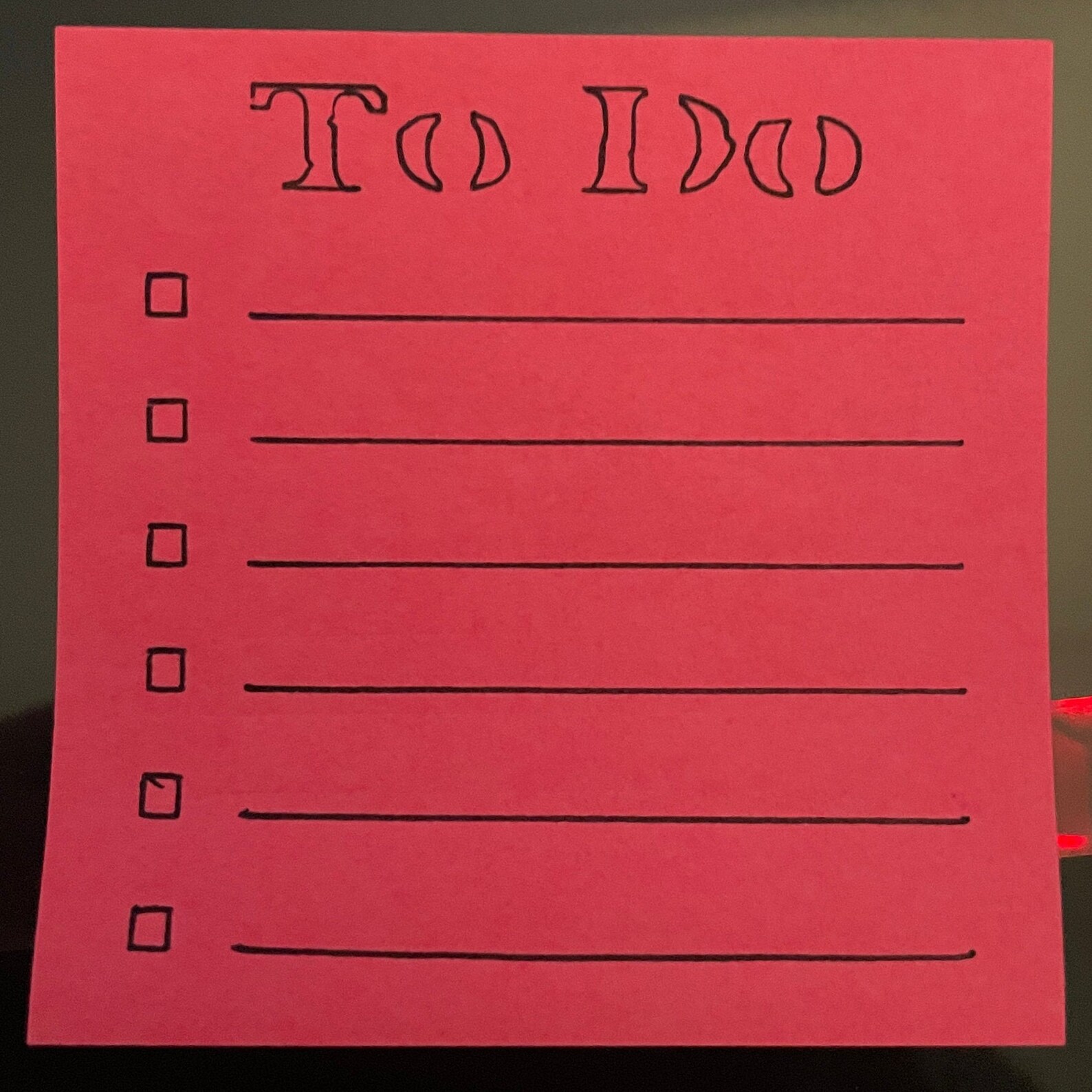 Sticky Note To Do List Organizer Planner Organization Etsy