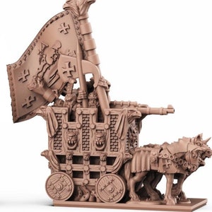 Warmaster Empire Battle Wagon Squad - 10mm - Ankylo Miniatures