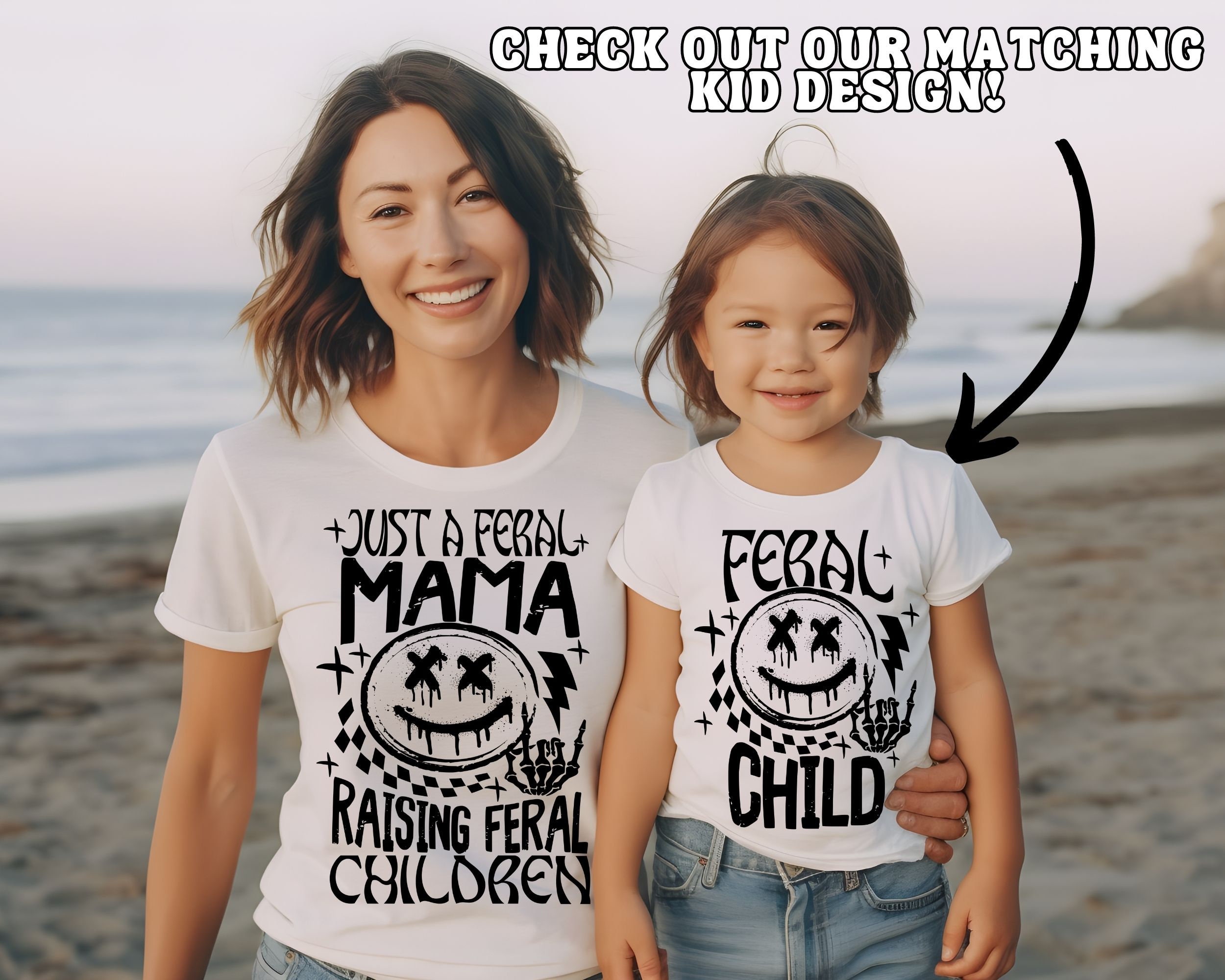 Feral Mama PNG, Raising Feral Children, Grunge Mama Sublimation ...