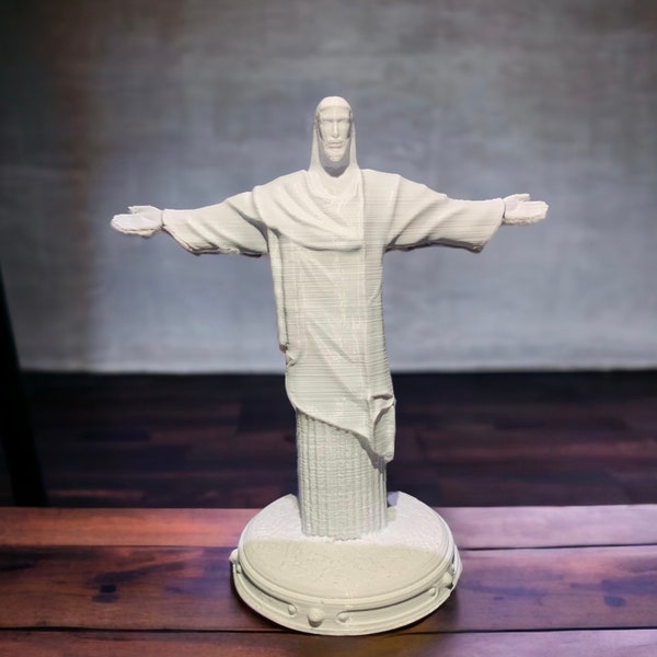 Stunning 3D Printed Jesus Christ Statue Inspired by Christ the Redeemer