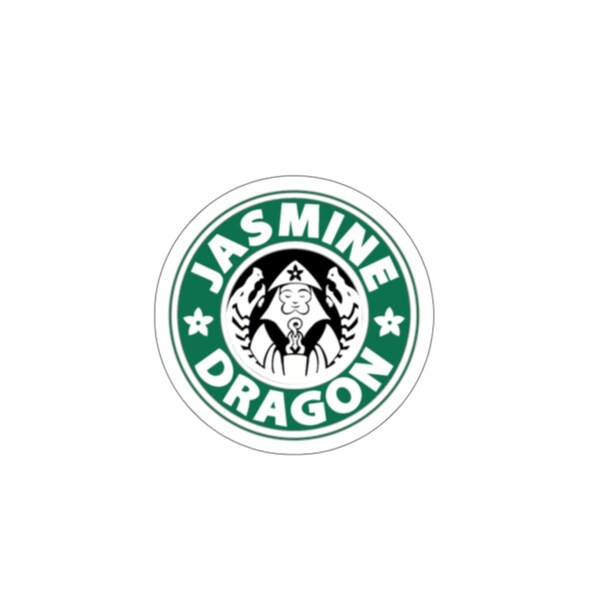 Jasmine Dragon tea sticker