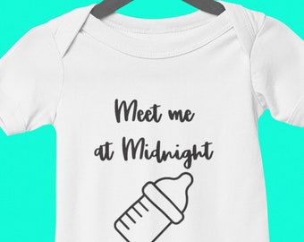 Whimsical Night Out: Baby Bodysuit - Meet Me at Midnight Design