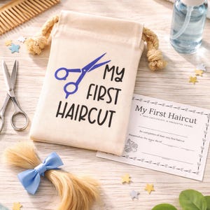 Cherish the Moment: My First Haircut Keepsake Bag