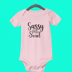 Sassy Little Soul Baby Bodysuit - Fun & Stylish Infant Outfit