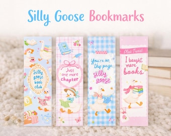 Marcapáginas divertido de Silly Goose: un regalo original para los amantes de los libros