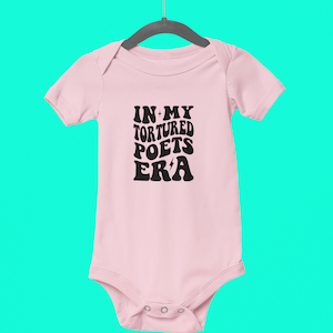 The Tortured Poets Department Onesie Baby - Unique Literary Infant Outfit