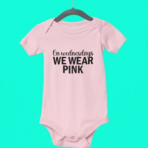 Mean Girls Inspired Onesie - Pink Movie Quote Baby Bodysuit