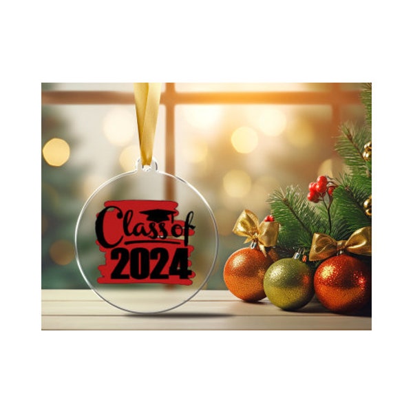 Class of 2024 Graduation Celebration: Personalized Acrylic Ornament