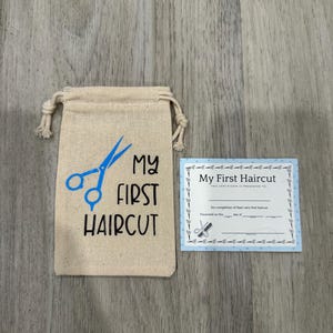 Cherish the Moment: My First Haircut Keepsake Bag