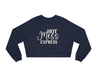 Hot Mess Express Cropped Pullover - Cozy and Stylish Top for Women
