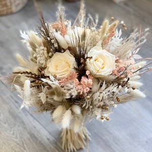 Buquê de flores secas/alfinete masculino/pente de cabelo/rosas decoração buquê de noiva flores secas