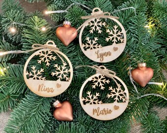 tree decoration | Christmas tree decoration | Christmas bauble | decoration | personalized | wood