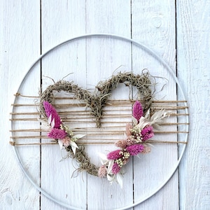 Beautiful decoration for your home | Wreath | Door wreath | Wall decoration | Decoration | Heart | Valentine&#39;s Day | Mother&#39;s Day