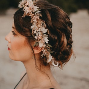 Hair wreath | Flower wreath | Headpiece | Bridal jewelry | Shooting | Baby |
