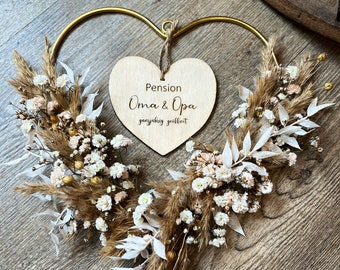 10 Cœurs à Suspendre En Métal Rose Et Doré - Décorations Pour Mariage, Baptême, été, Noël... Avec Ficelle, Dimensions 4 Cm, Réutilisables Et élégants