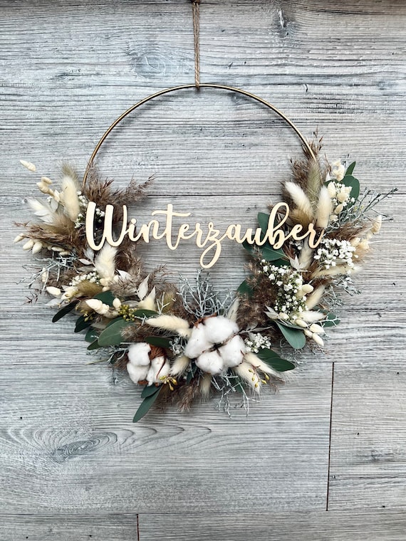 Flowerhoop | Weihnachten | Weihnachtsdeko | Weihnachtskranz | Winter | Winterzeit | Kranz