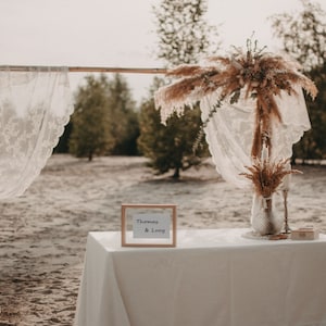 Fiori secchi per l'arco nuziale | Boemo | matrimonio | Decorazione | Disposizione | Decorazione di nozze