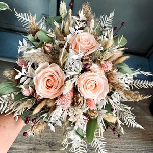 Dried flower bouquet / men&#39;s pin / hair comb / rose decoration bridal bouquet dried flowers