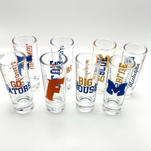 Personalized College Shot Glasses: Custom Logo Gift