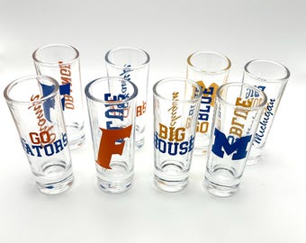 Personalized College Shot Glasses: Custom Logo Gift
