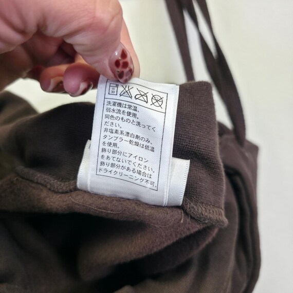 Mickey Mouse Drawstring Backpack Brown Walt Disne… - image 10