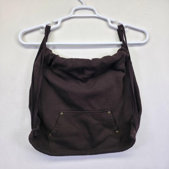 Mickey Mouse Drawstring Backpack Brown Walt Disne… - image 2