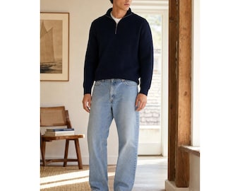 Levi's 550 Relaxed Fit Jeans Men's 36x34 Light Wash Straight Leg Denim Vintage