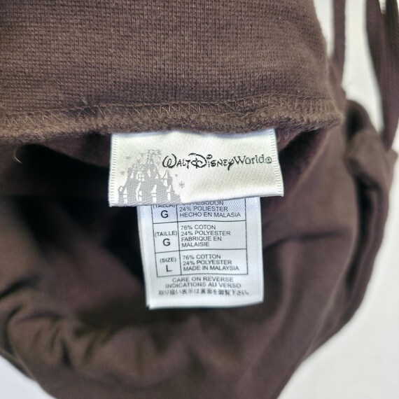 Mickey Mouse Drawstring Backpack Brown Walt Disne… - image 7