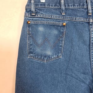 Vintage Wrangler Jeans Mens 40x34 Blue Slim Fit Cowboy Cut Western Workwear imagem 11