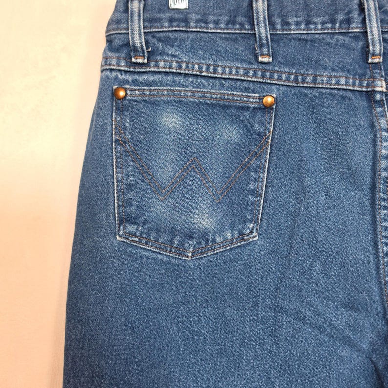 Vintage Wrangler Jeans Mens 40x34 Blue Slim Fit Cowboy Cut Western Workwear imagem 11